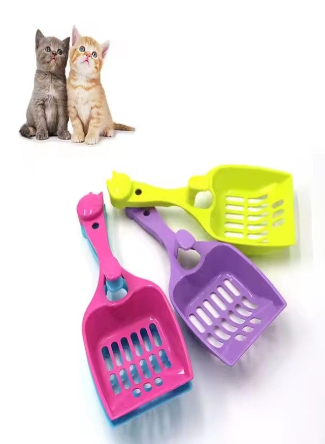 PET FUN مغرفة صندوق فضلات القطط من بيت فن | مغرفة فضلات خفيفة الوزن للقطط | غربال متين لفضلات القطط بمقبض مريح | مناسب لجميع صناديق فضلات القطط (قد يختلف اللون، عبوة من قطعة واحدة) - Image 2